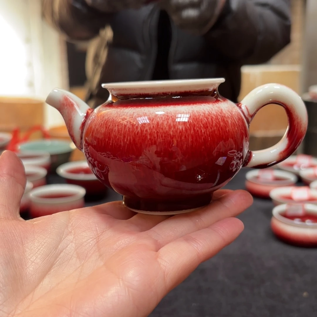 屿***°闻轩坊开播大吉 藏品柴窑公道公道壶