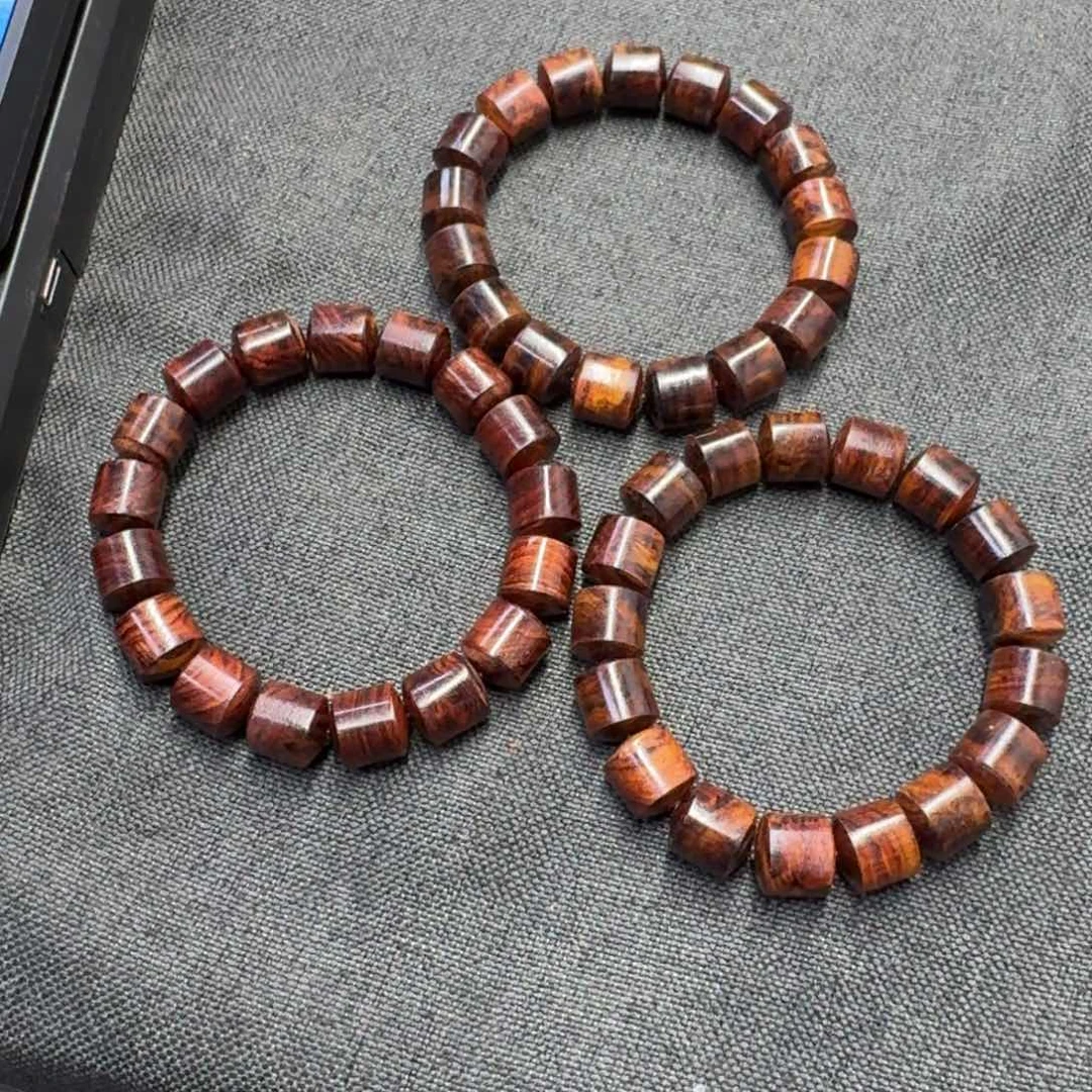 黄花梨/降香黄檀手串/手链1.2直切桶珠