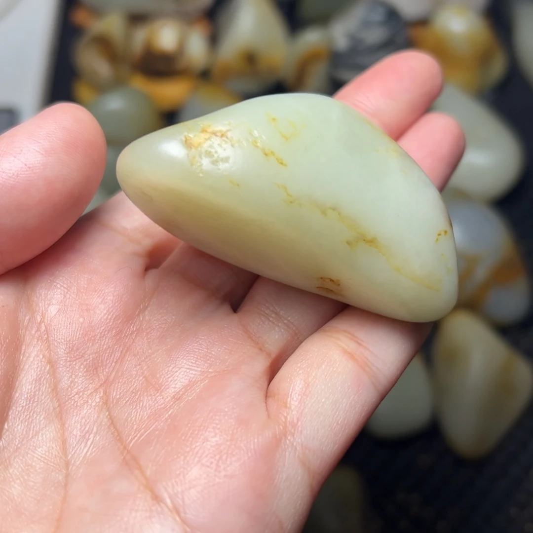 好***气和田玉未镶嵌挂件1