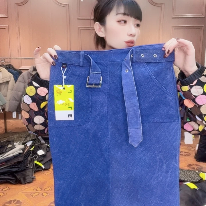 100……110斤皮长裙