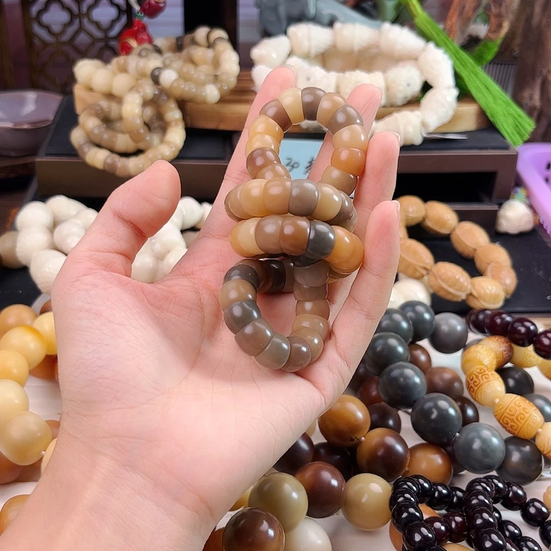 手串菩提根/象牙果大肠微瑕不退换