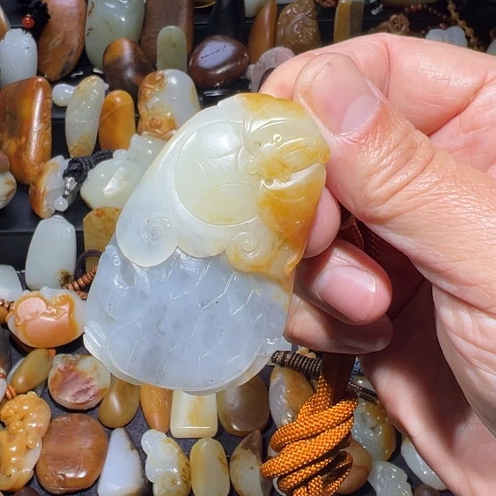 和田玉吊坠(不含链)未镶嵌