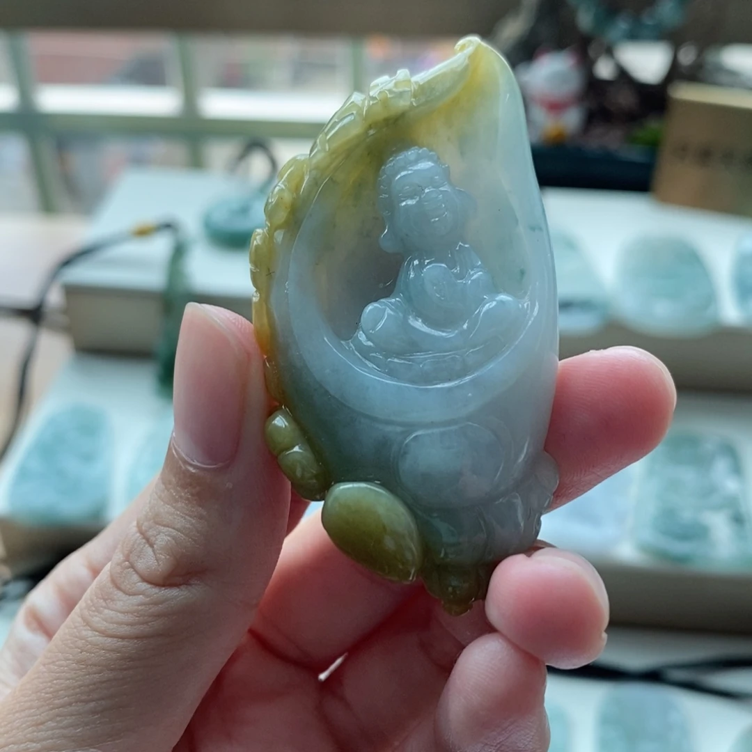 【闪购商品】颈饰未镶嵌翡翠天然缅甸A货翡翠