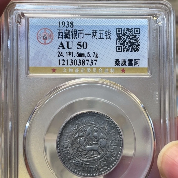 银古钱币一枚图片品相