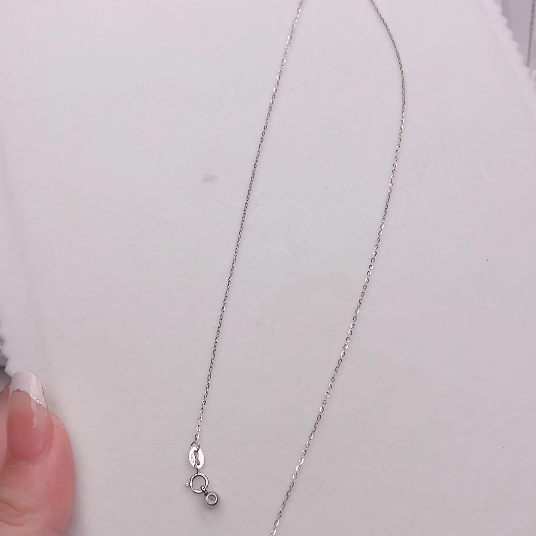 淡水珍珠银S925镶嵌吊坠(赠链)