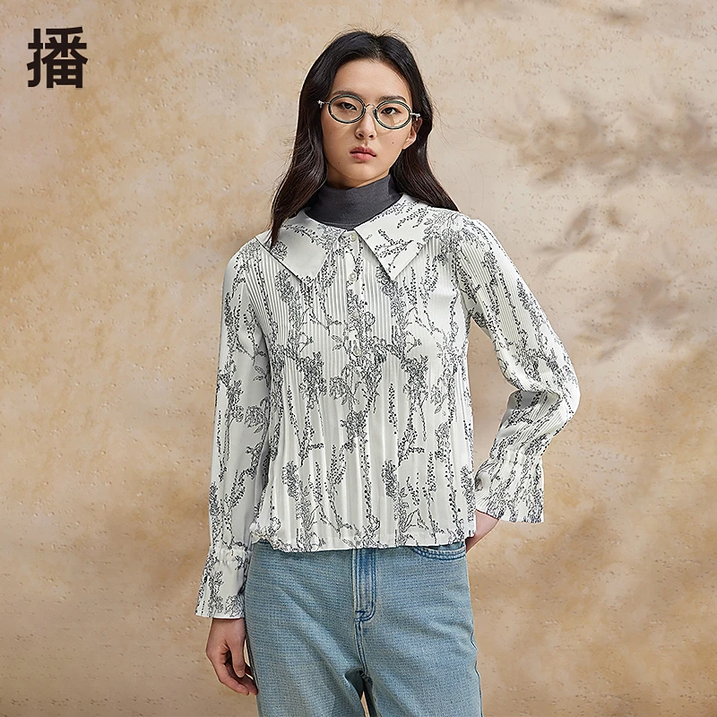 【直播专属】播显瘦气质衬衣打底洋气优雅衬衫领衬衫BDR2HD0640