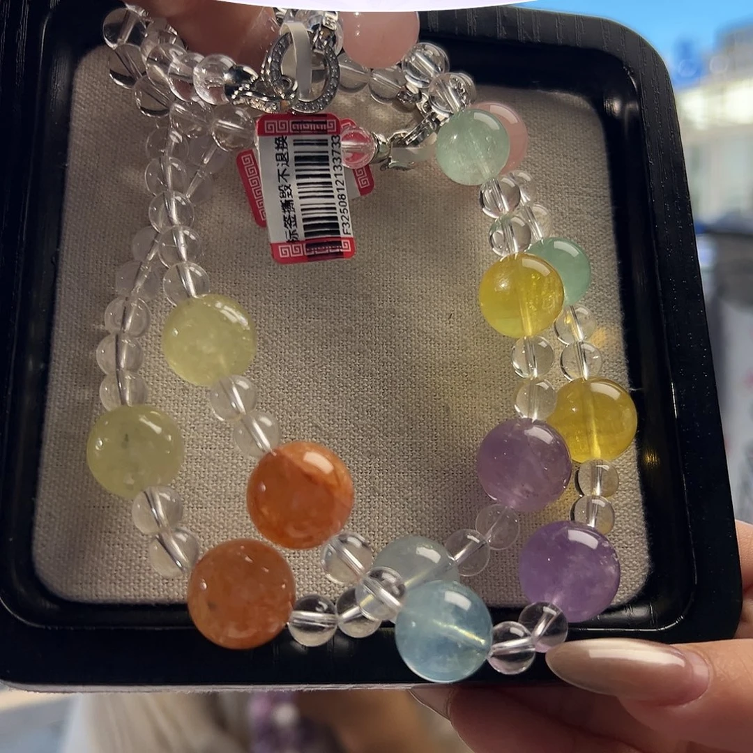 水晶手链未镶嵌多样性发一