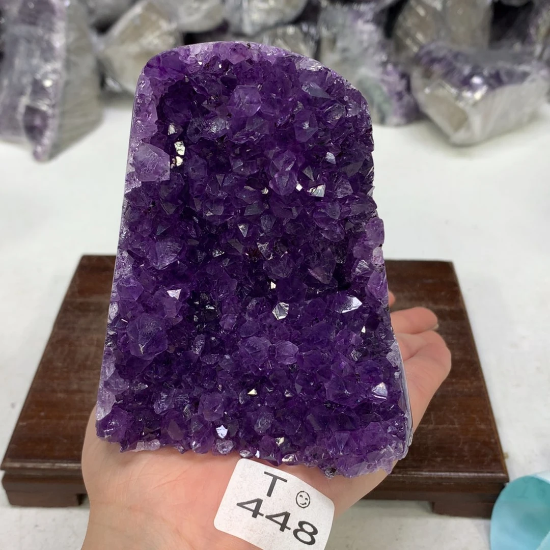 紫晶摆件未镶嵌水晶