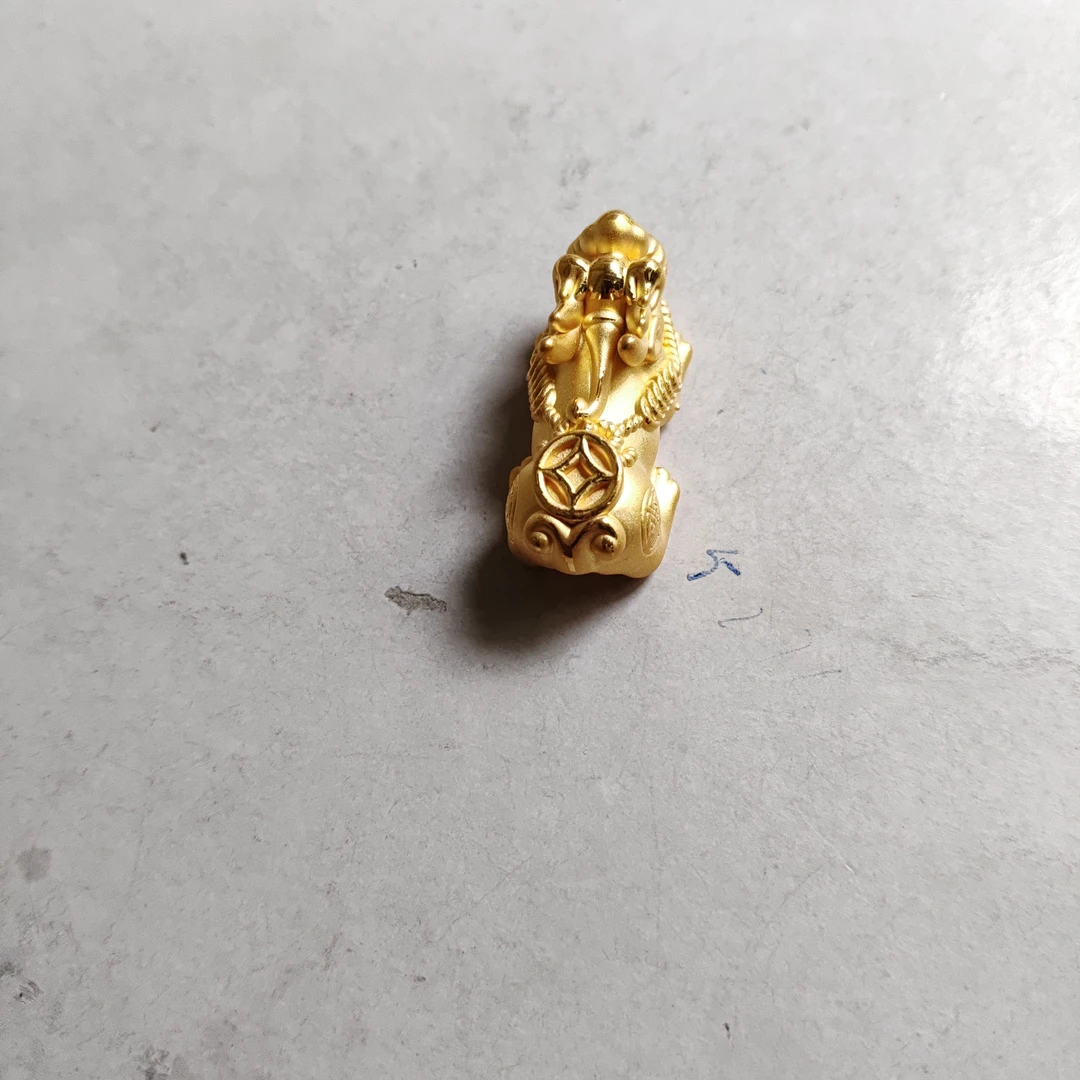 金元宝足金999貔貅珠子首饰