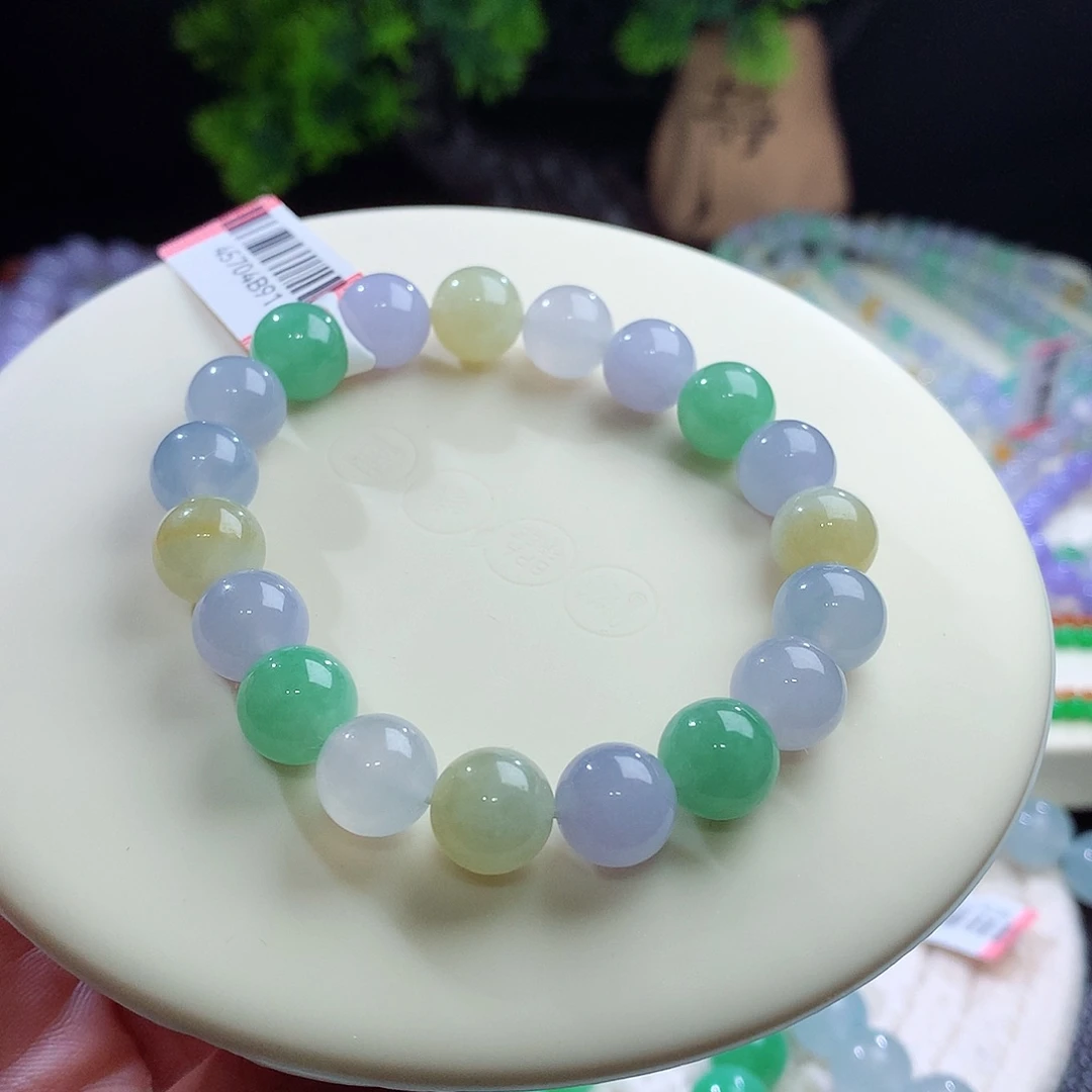 未镶嵌手串翡翠卡10mm