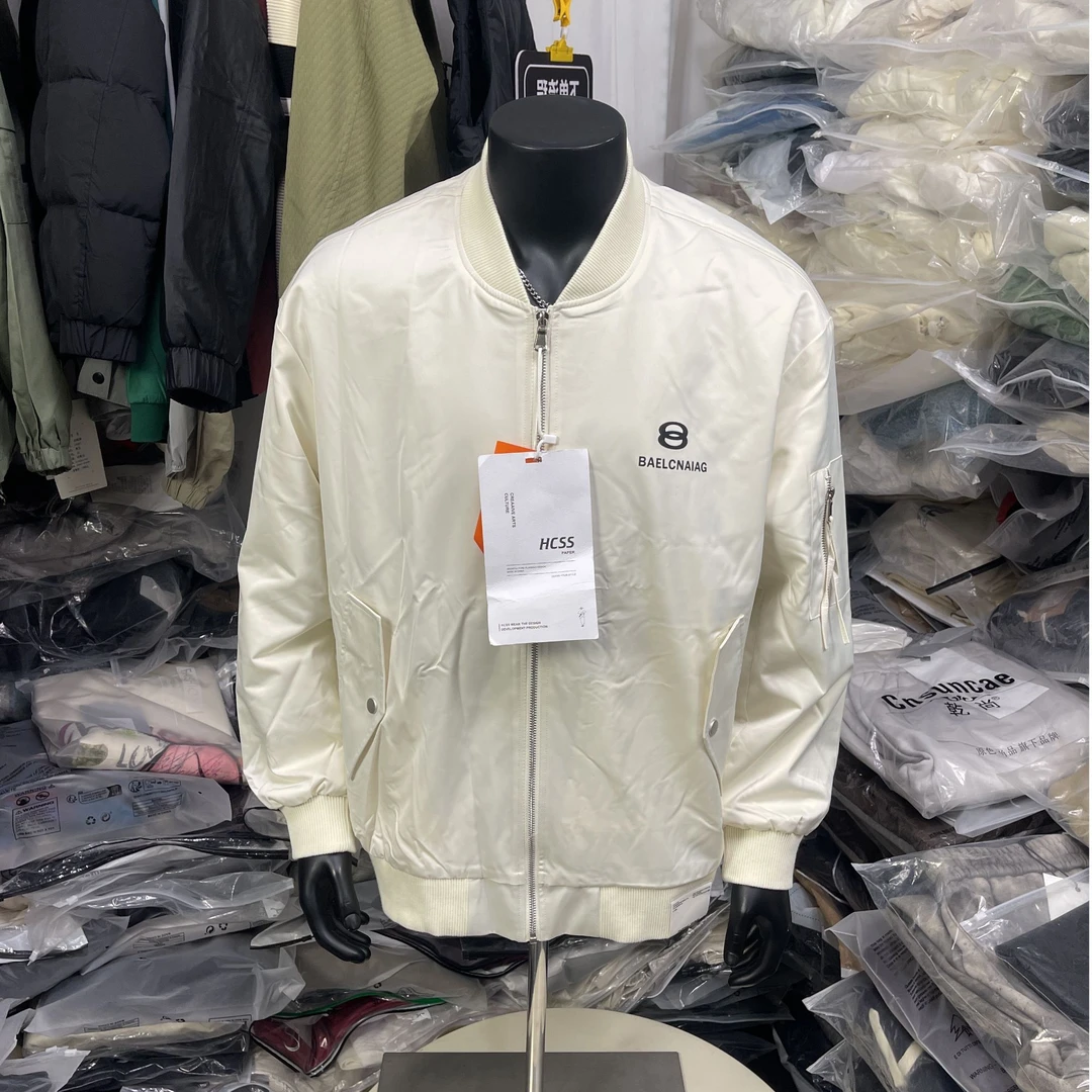 春季新款短款夹克男宽松美式复古飞行员外套潮春秋宽松休闲棒球服