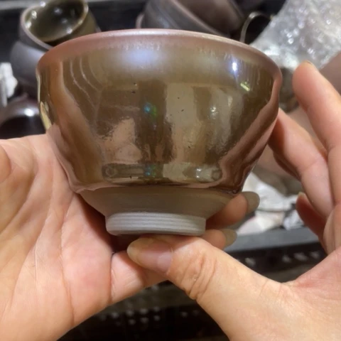 茶盏建阳建盏微瑕束口