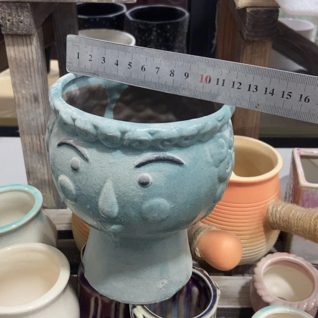 红陶微瑕高温陶瓷花盆