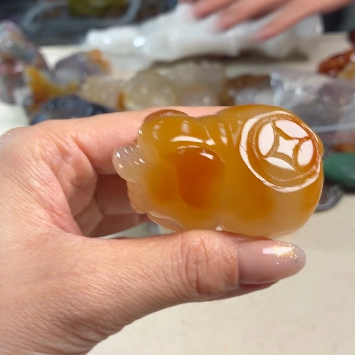 玛瑙/玉髓未镶嵌吊坠(不含链)