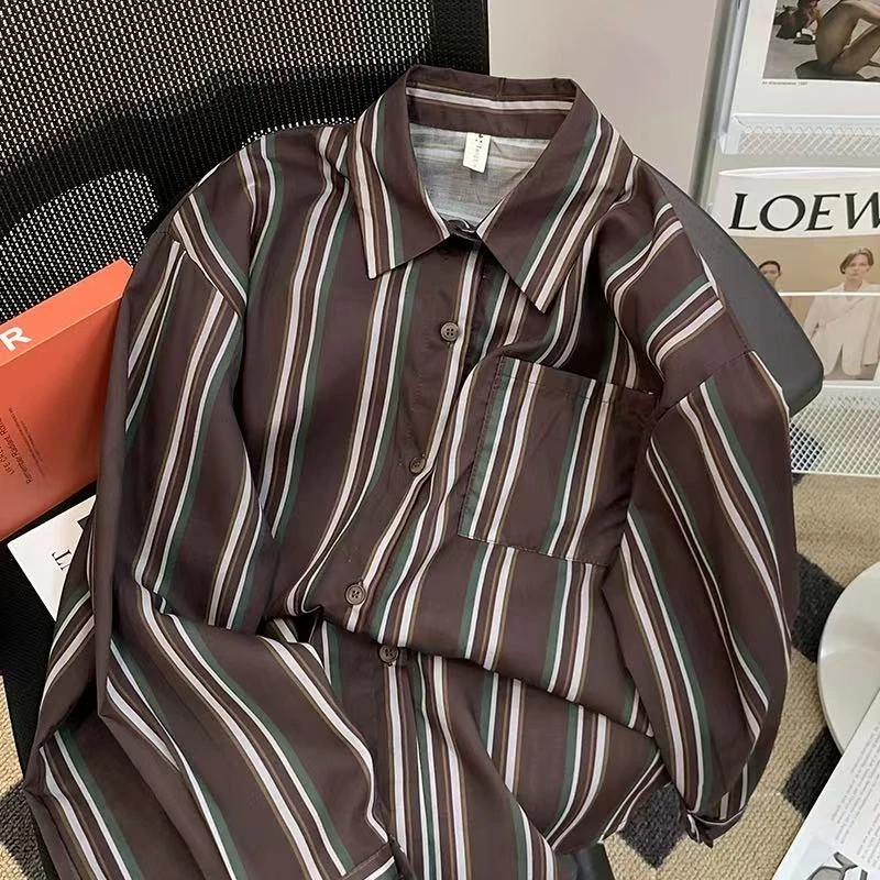 5608 防晒衬衫外套女薄款夏季宽松设计感长袖衬衣女【】