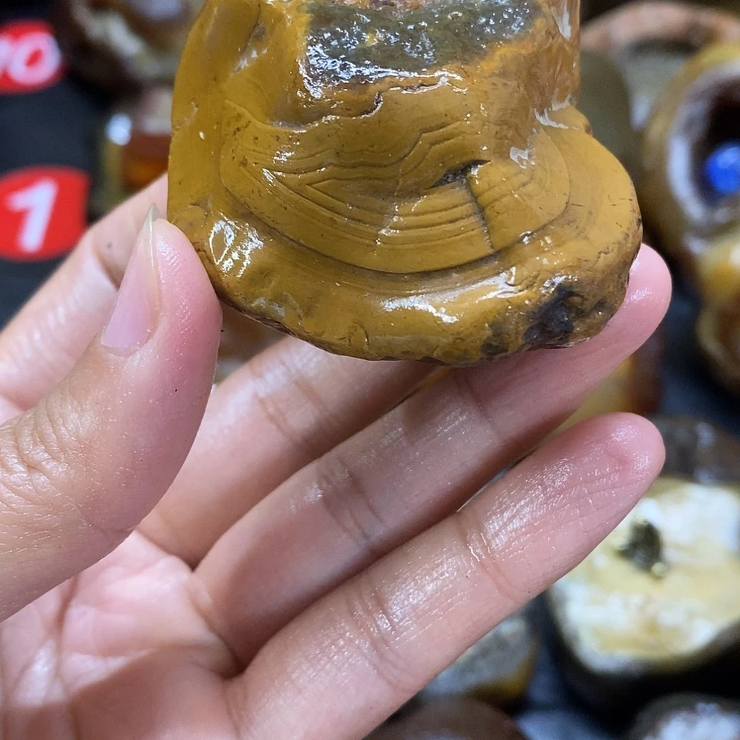 玛瑙/玉髓未镶嵌手把件