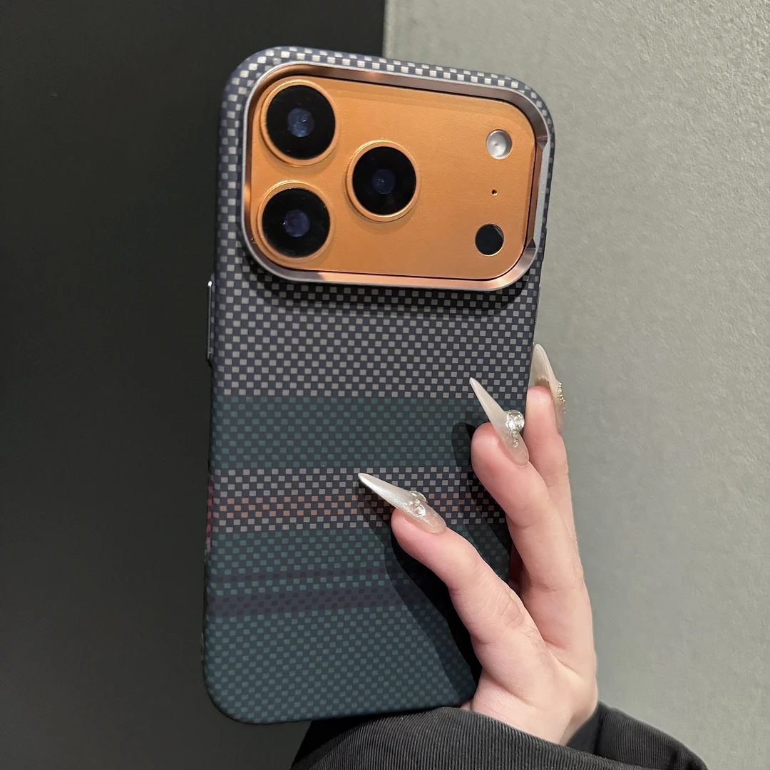 新款17适用于苹果17promax手机壳时尚创意碳纤维纹iPhone16ProMax