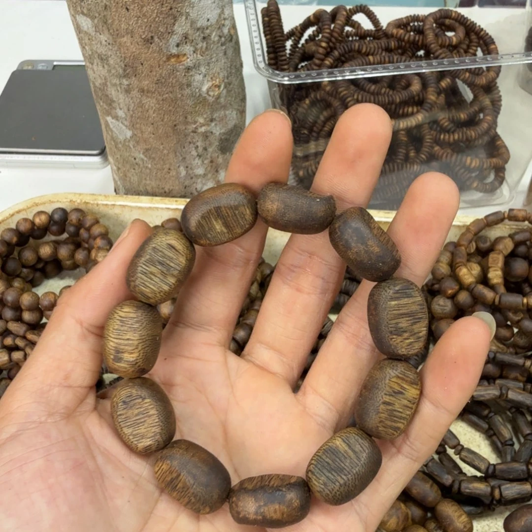 沉香碎屑沉香单圈大留疤16克多样性大一