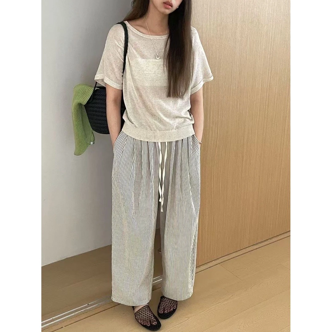 22179#夏季松弛好穿神裤！显瘦舒适又凉快