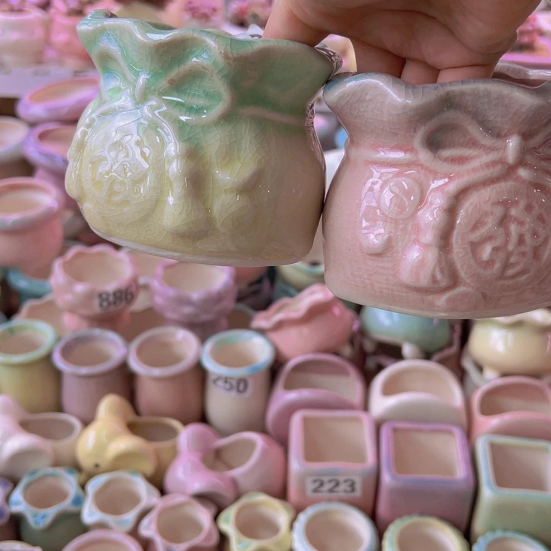 陶瓷花盆当场凑满12包邮