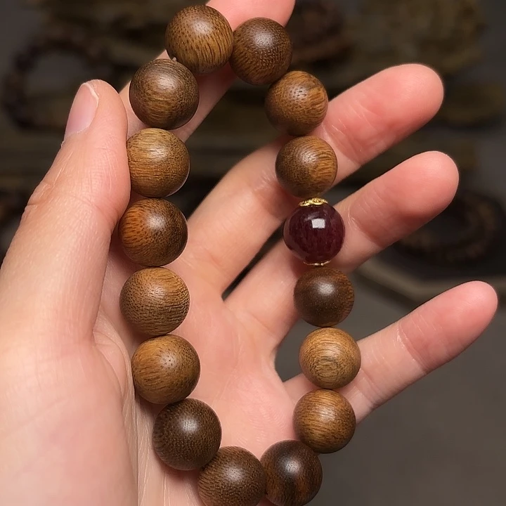 沉香手串越南芽庄黄油白棋楠1.2配饰