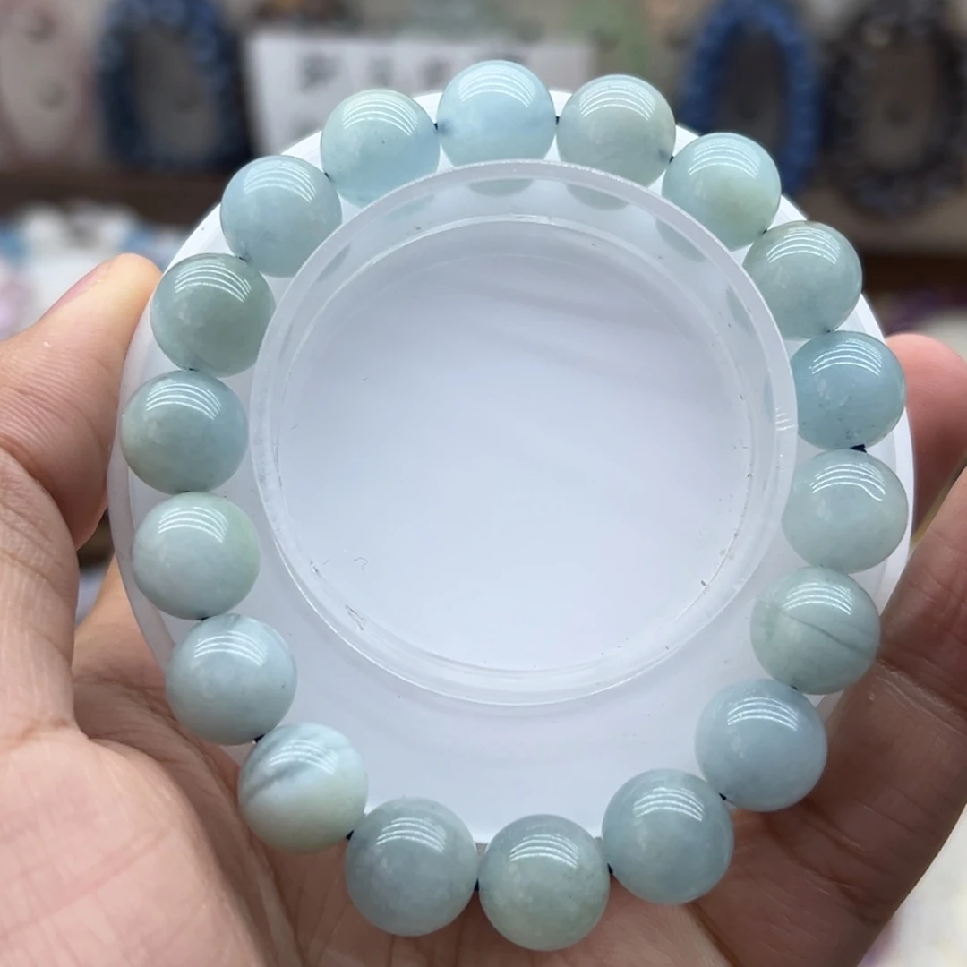 手链水晶未镶嵌11.8咪海蓝宝