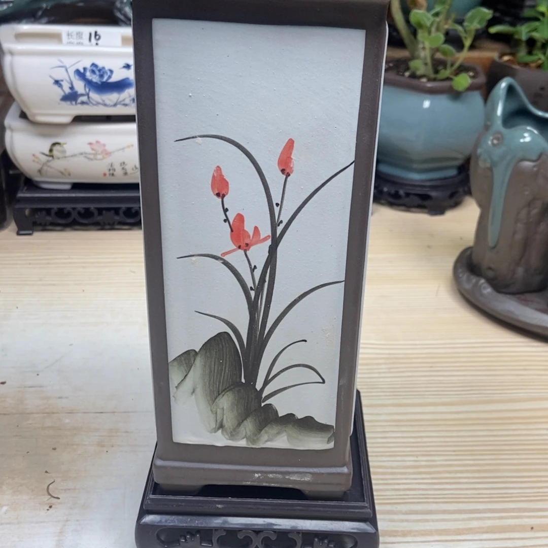 瓷片陶瓷花盆陶瓷艺术