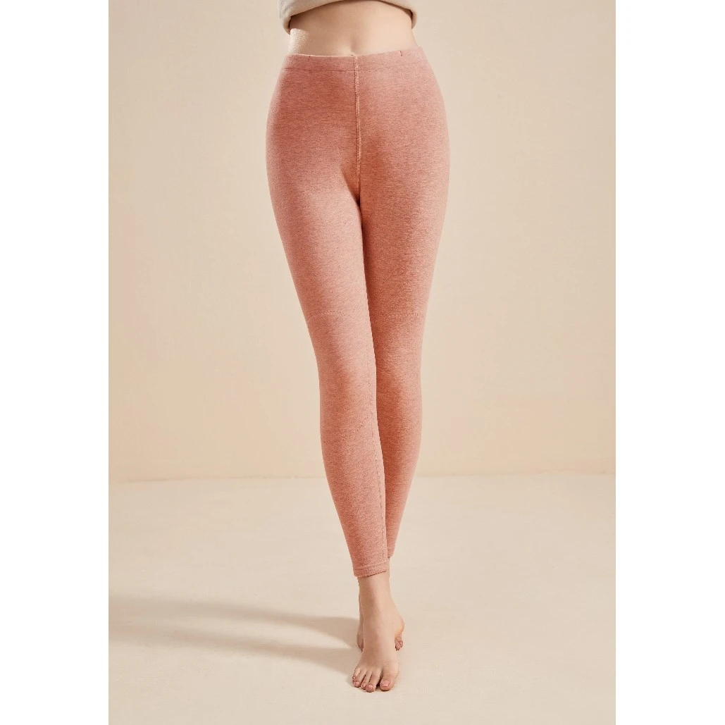 秋冬女士抗寒加厚420g蚕丝羊毛女护膝保暖裤 -LB-Y9925