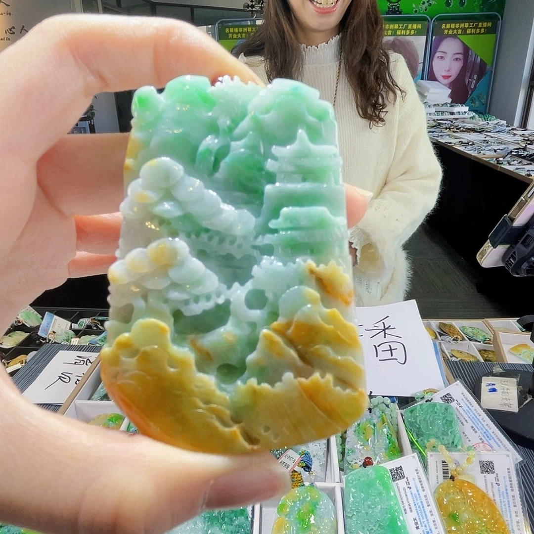 颈饰未镶嵌翡翠翡翠