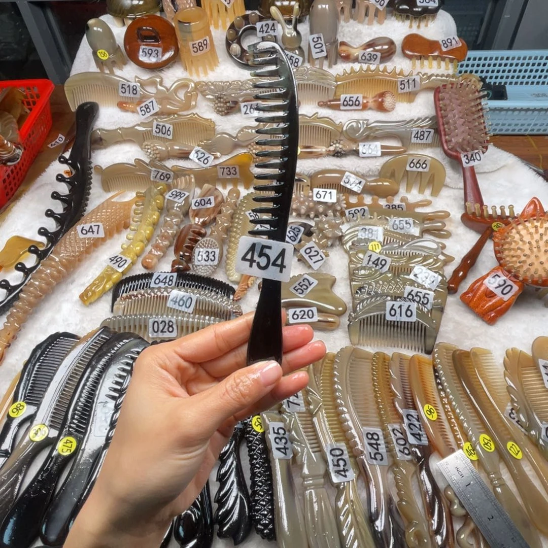 牛角牛角梳子福利款牛角梳牛角福利款