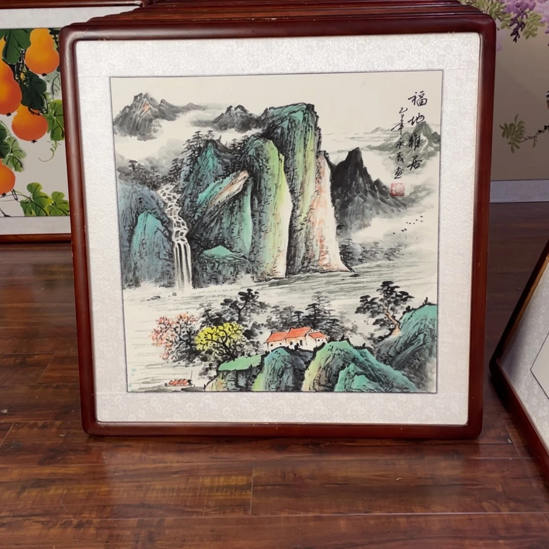 国画带框尺寸63*63厘米