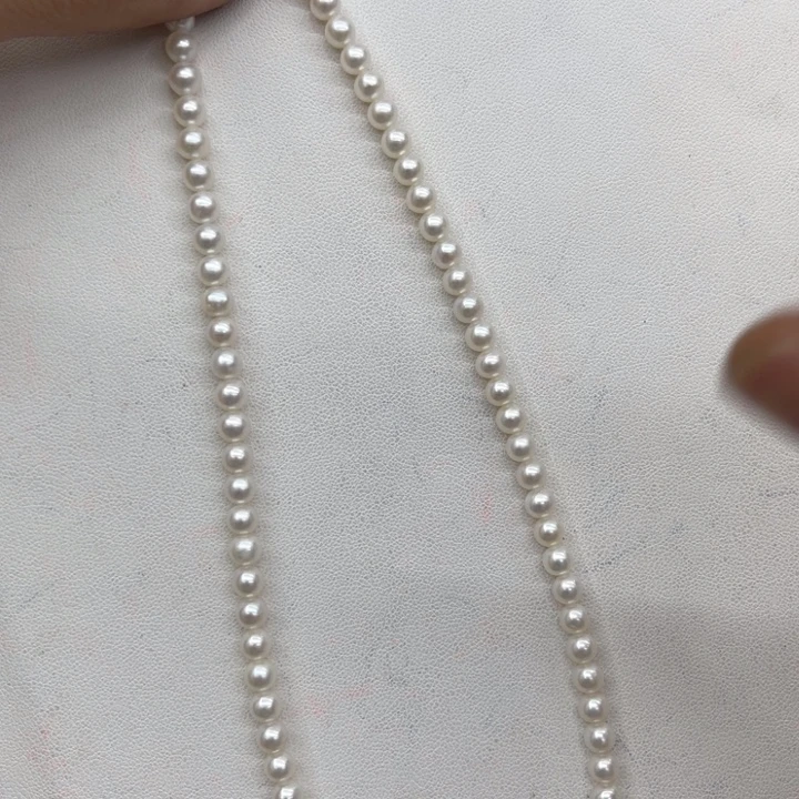 淡水珍珠颈饰银S925镶嵌001140