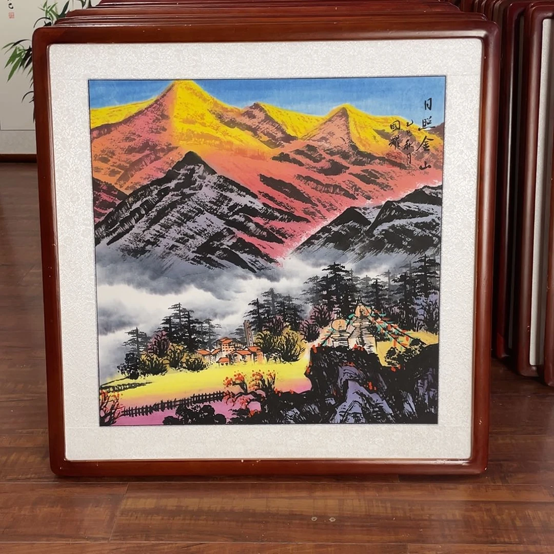 国画带框尺寸63*63厘米