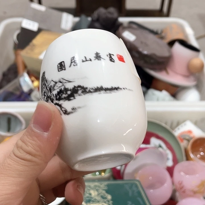 陶瓷茶具全部默认微瑕处理不影响使用完美主义者慎拍！