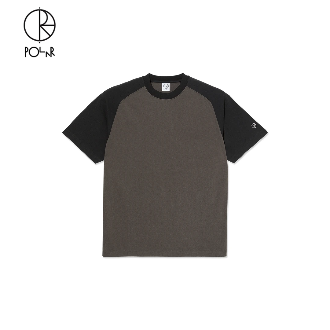 Polar Skate Co DOE TEE小众慵懒拼色纯棉休闲滑板短袖T恤男女