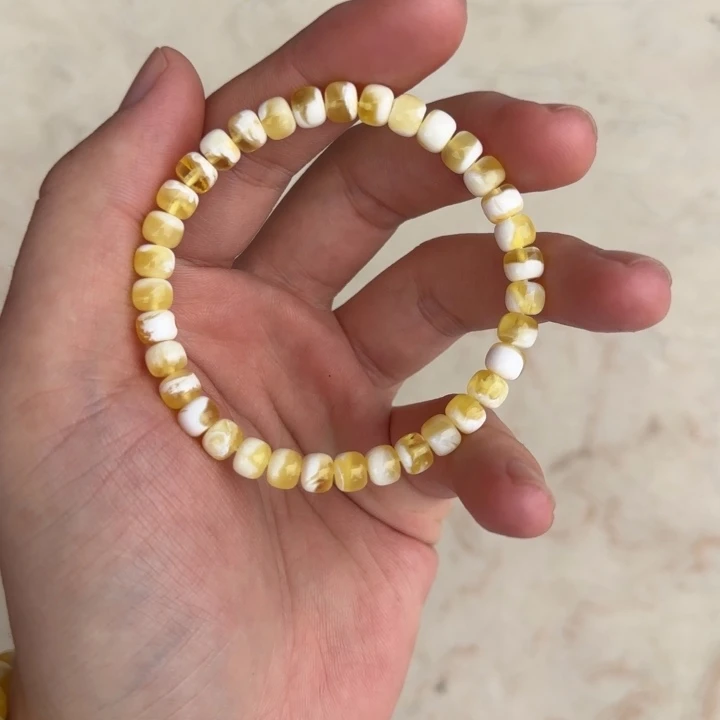 手链琥珀未镶嵌蜜蜡