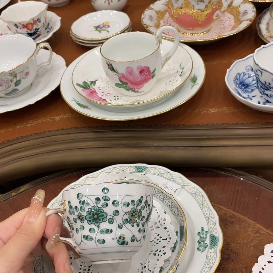 瓷片中古一等印度之花