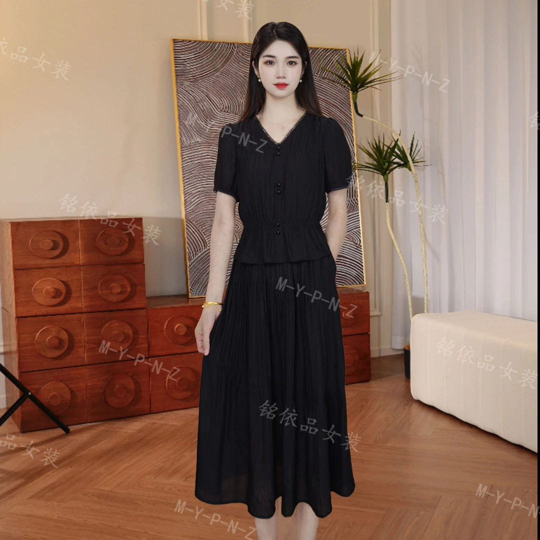 连衣裙女装裙子显瘦气质时尚夏季收腰连衣裙女装裙子显瘦气质时尚