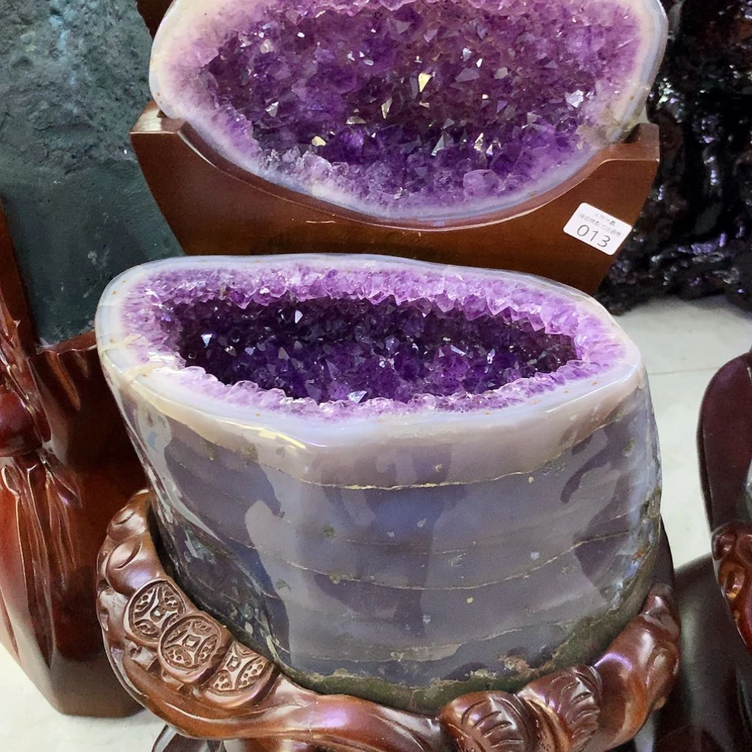 大型摆件（非配饰）未镶嵌水晶朱