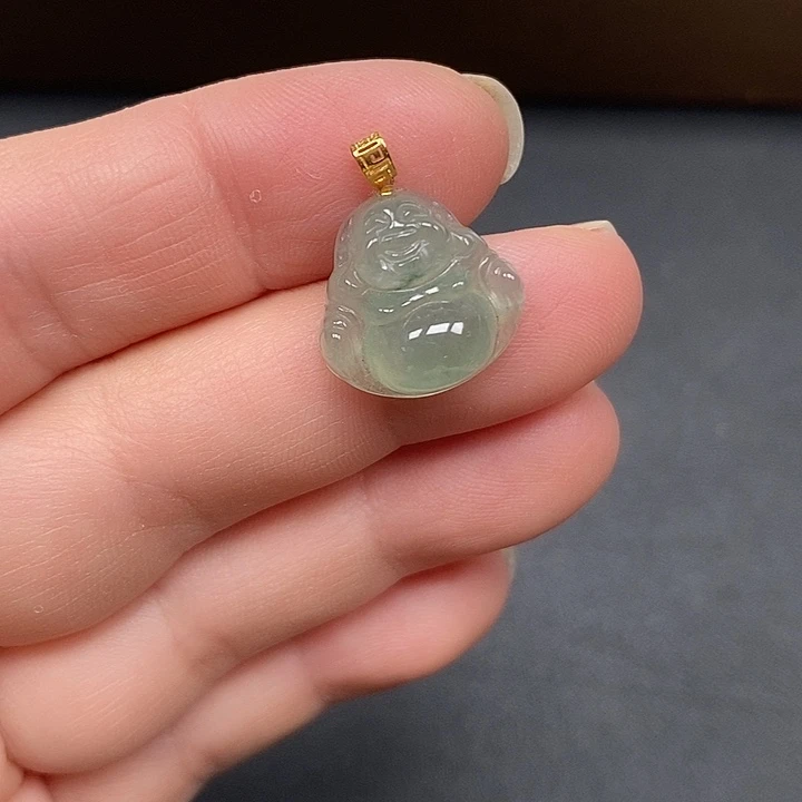 颈饰未镶嵌翡翠佛公