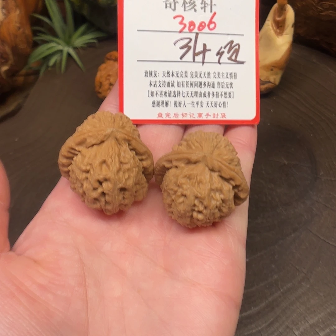 吊坠文玩核桃白狮子福利3006
