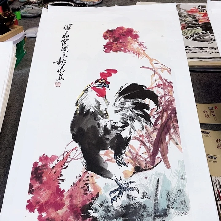 国画张圣敏先生纯手绘作品
