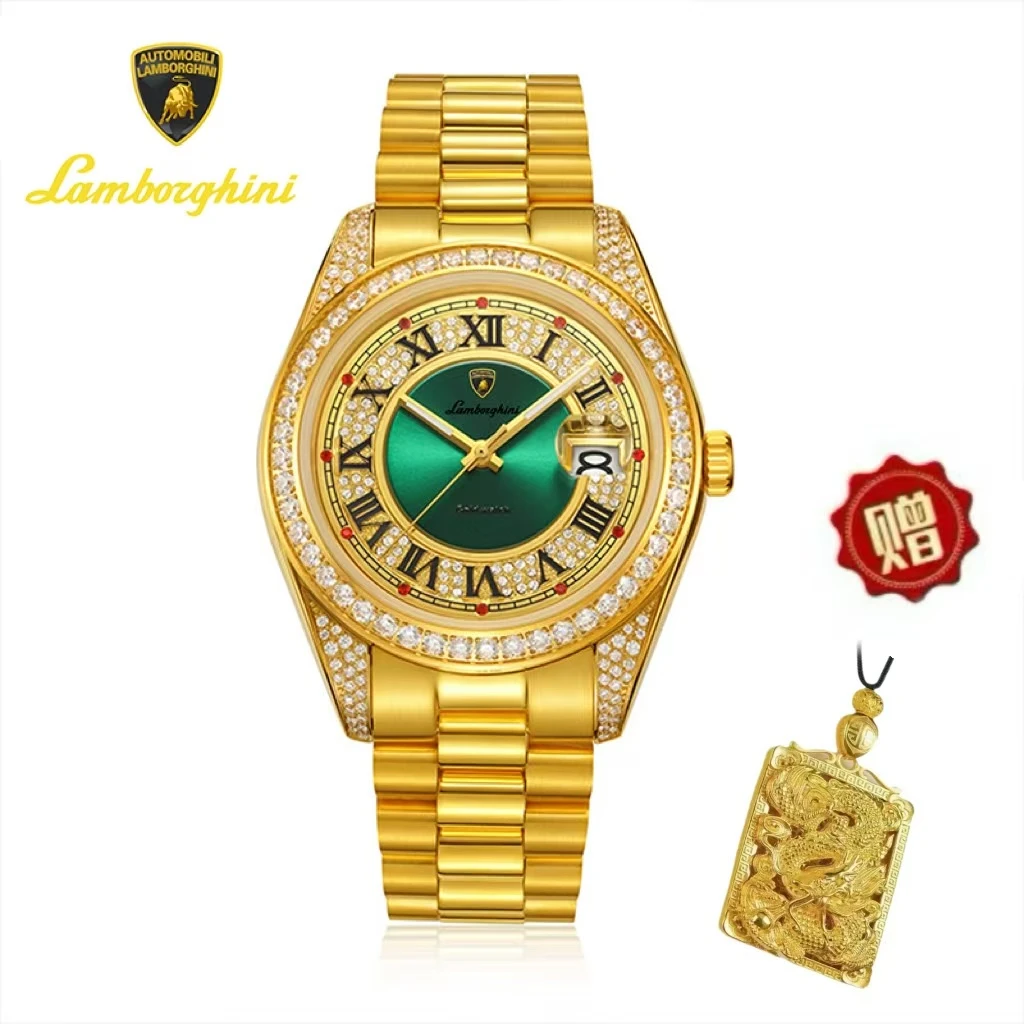 AutomobiliLamborghiniZ兰博基尼时尚商务男士聚宝盆腕表8509G