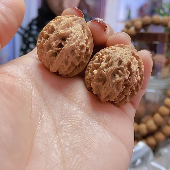 【闪购商品】文玩核桃把件31苹果迷你
