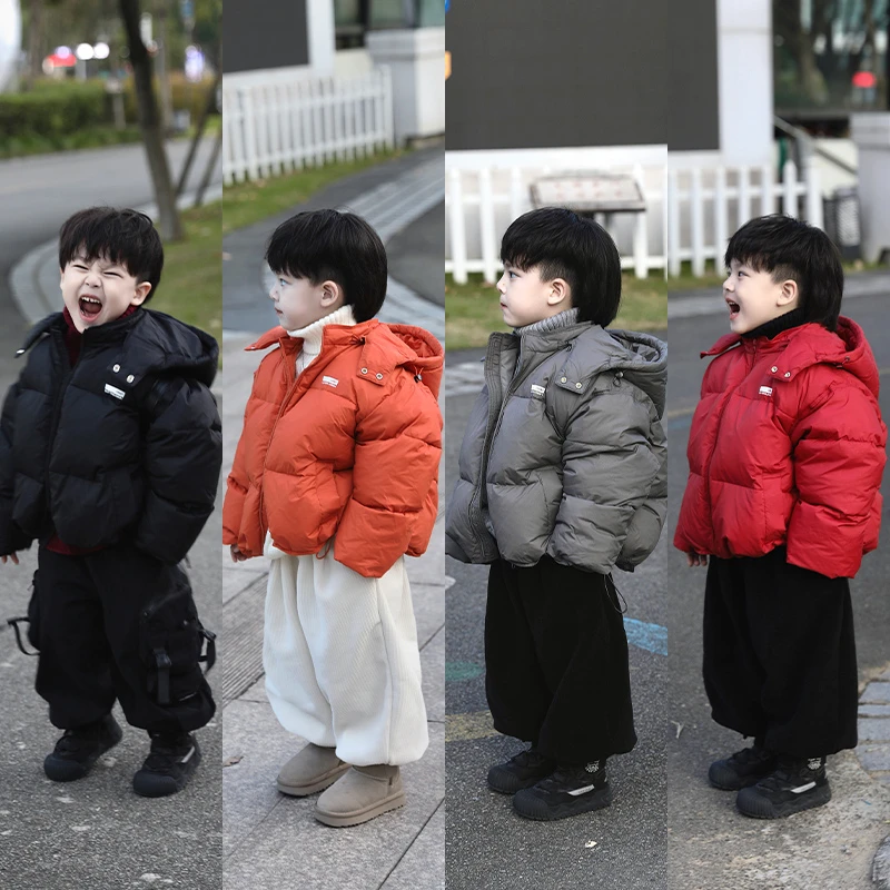 【现货】汐汐童品屋   冬季新款儿童帽子可拆卸面包服羽绒服