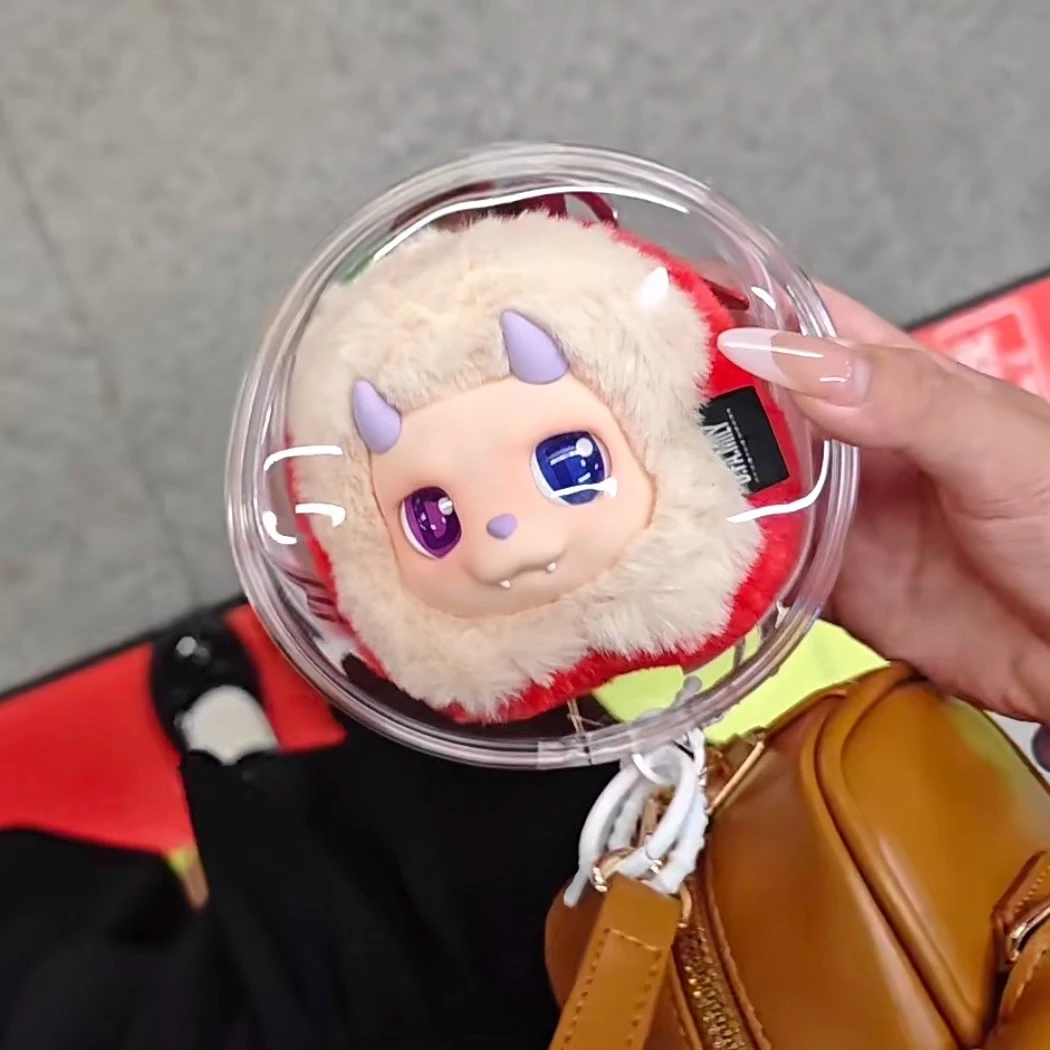 王鹤棣同款小D水果派对娃包零钱包挂件收纳包14cm娃用Q圆形遛娃包