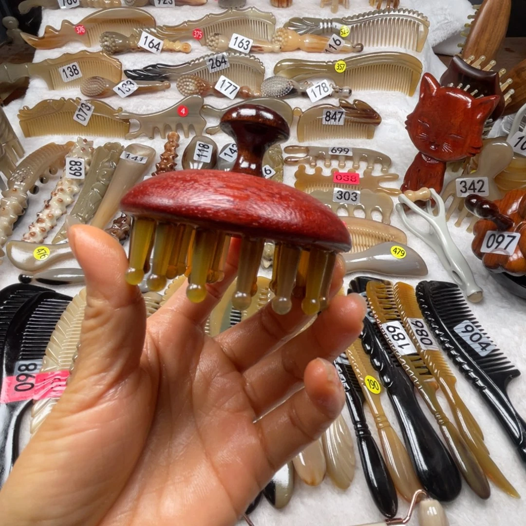 大****牛角梳牛角福利款