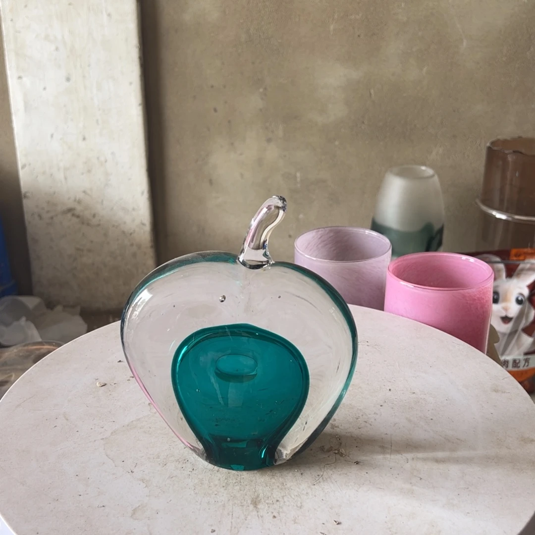 弘扬琉璃花器微瑕高度18