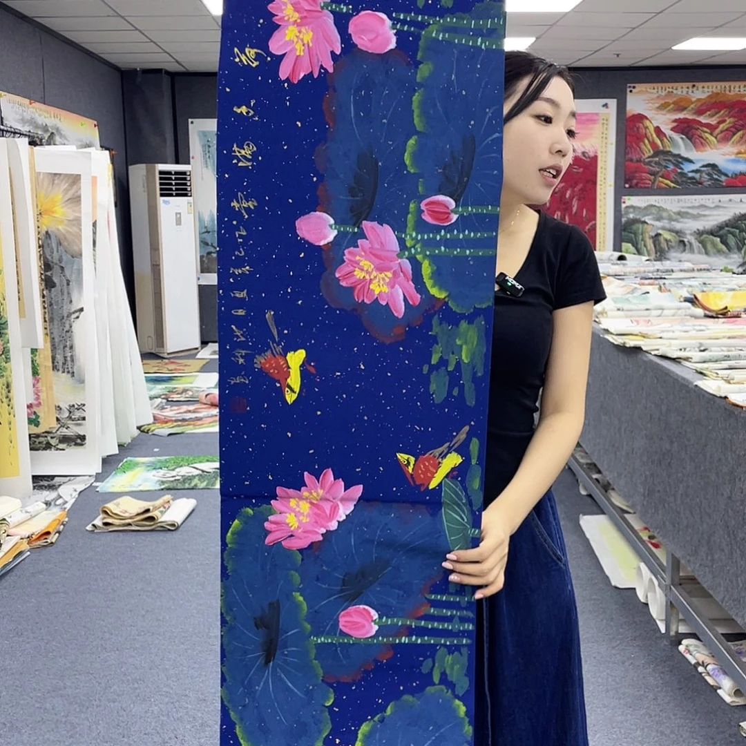 国画作品小姐姐放漏…