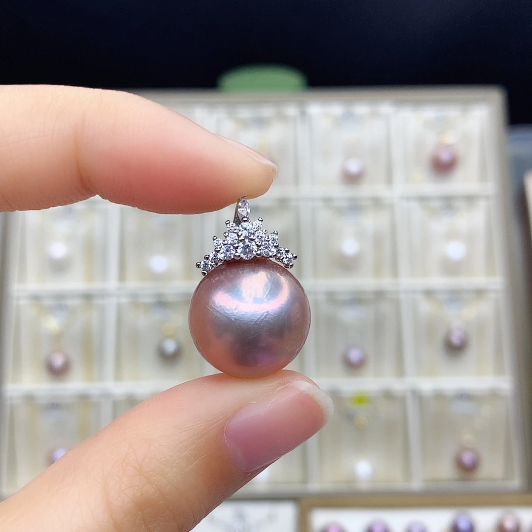 淡水珍珠颈饰合金